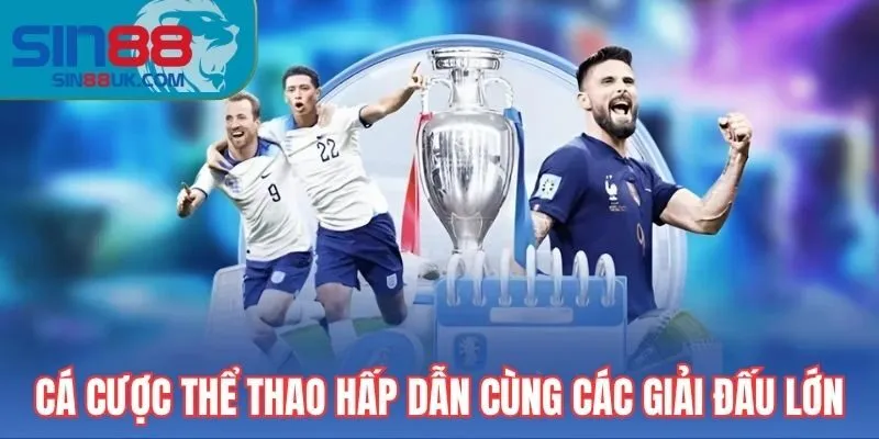 Cá cược thể thao hấp dẫn cùng các giải đấu lớn
